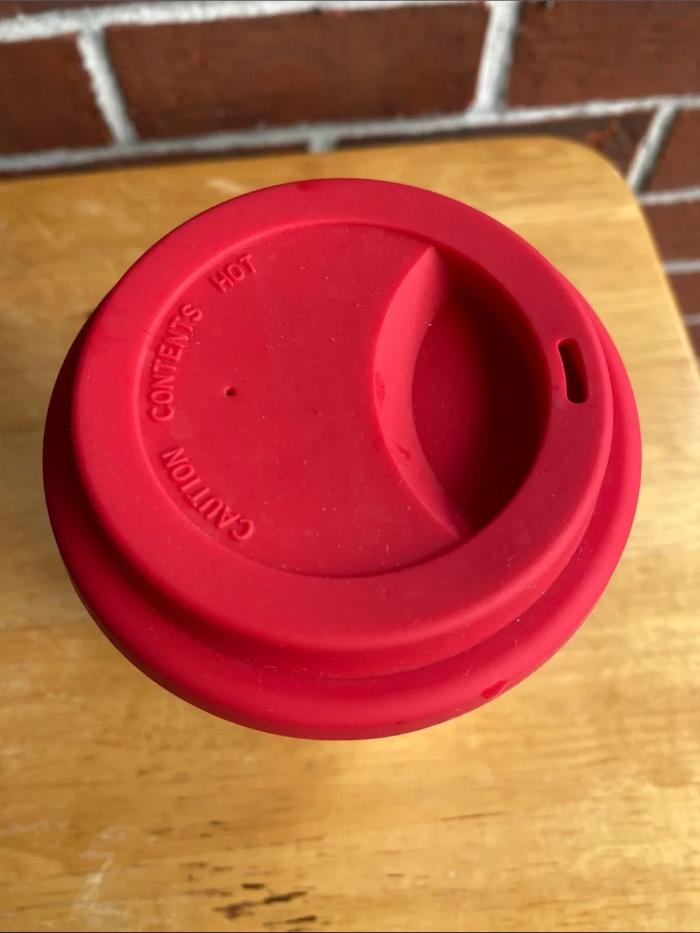 Hello Kitty Red & White Ceramic Travel Cup with Silicone Grip